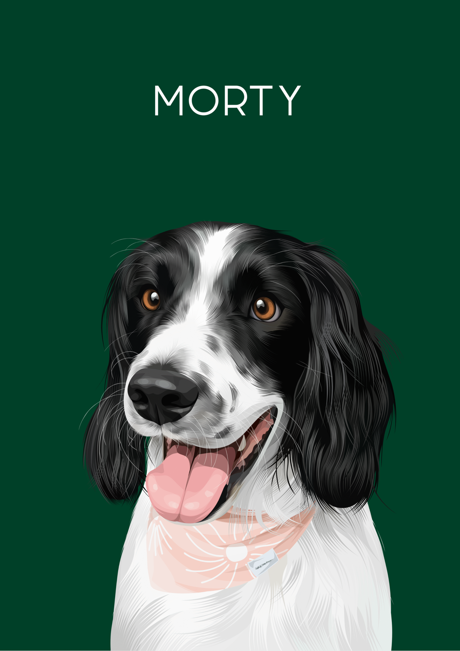 Detailed Pet Portrait - Canvas or Framed Poster - Image 2