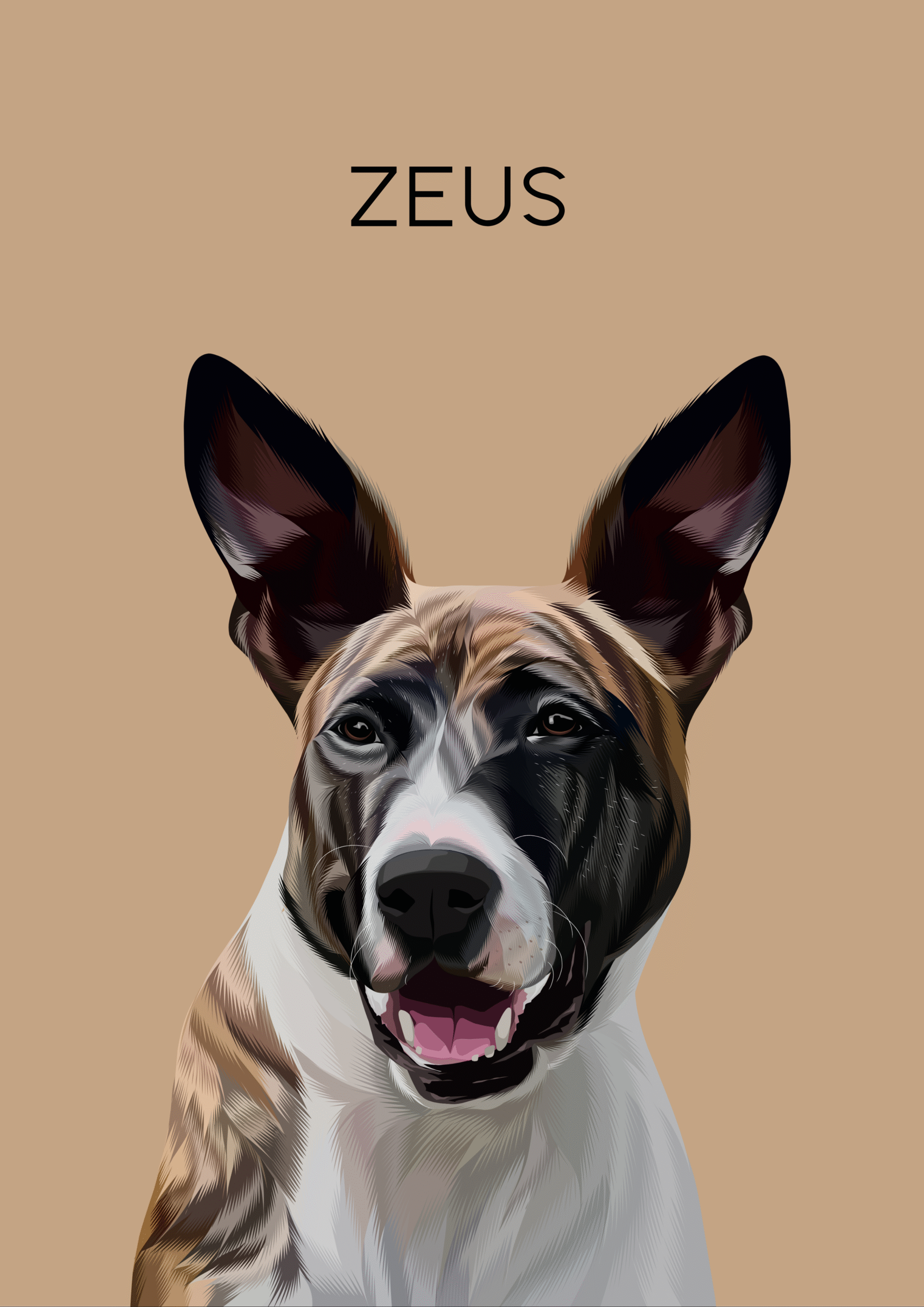 Detailed Pet Portrait - Canvas or Framed Poster - Image 3