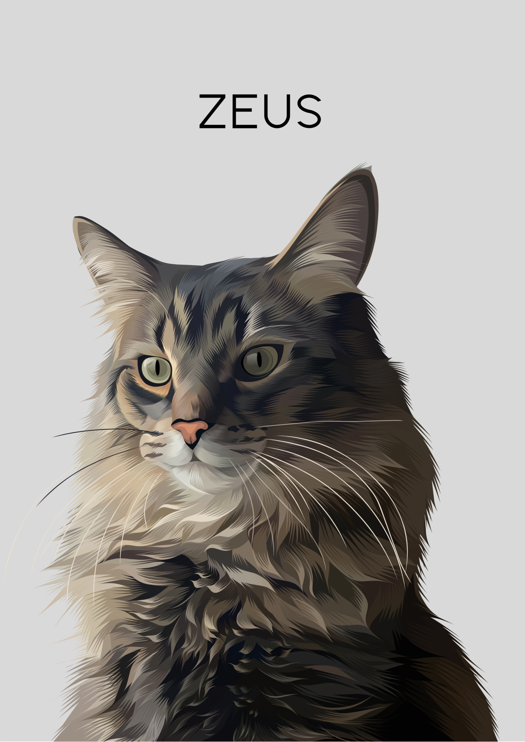 Detailed Pet Portrait - Canvas or Framed Poster - Image 4