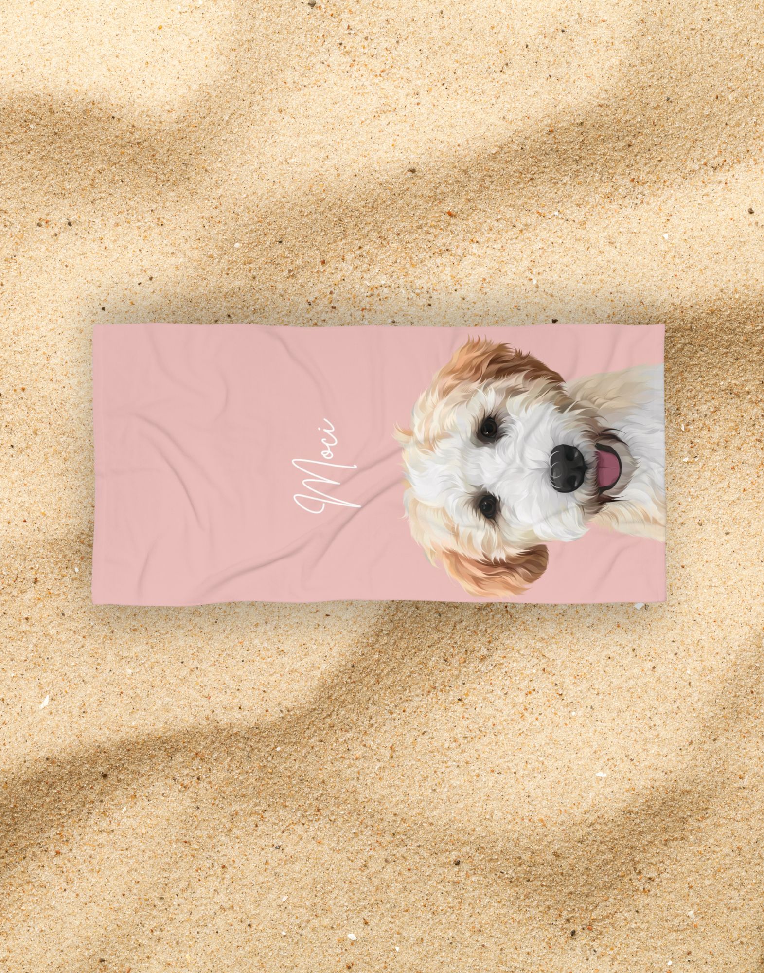 Detailed Pet Portrait |Towel - Image 5