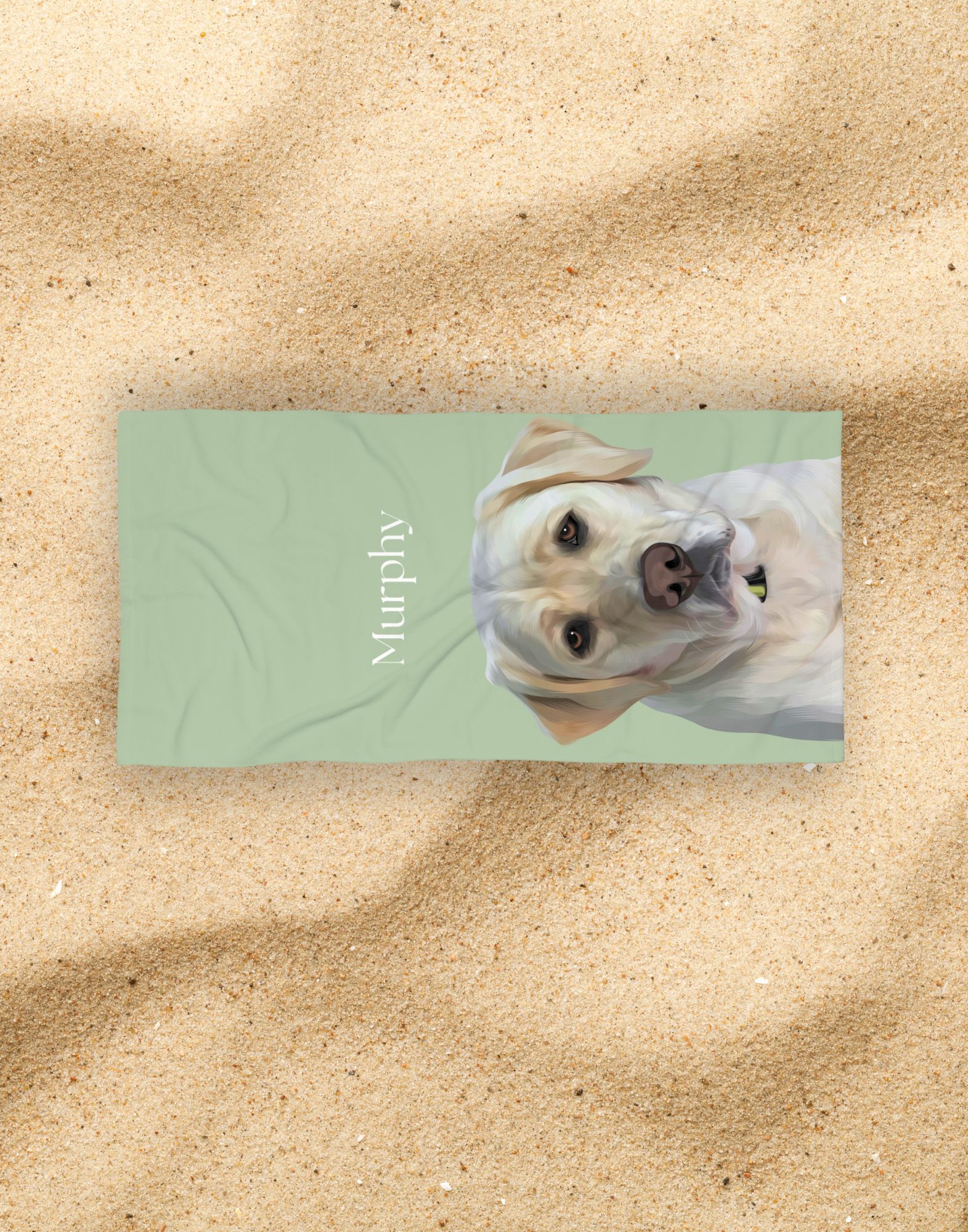 Detailed Pet Portrait |Towel - Image 4