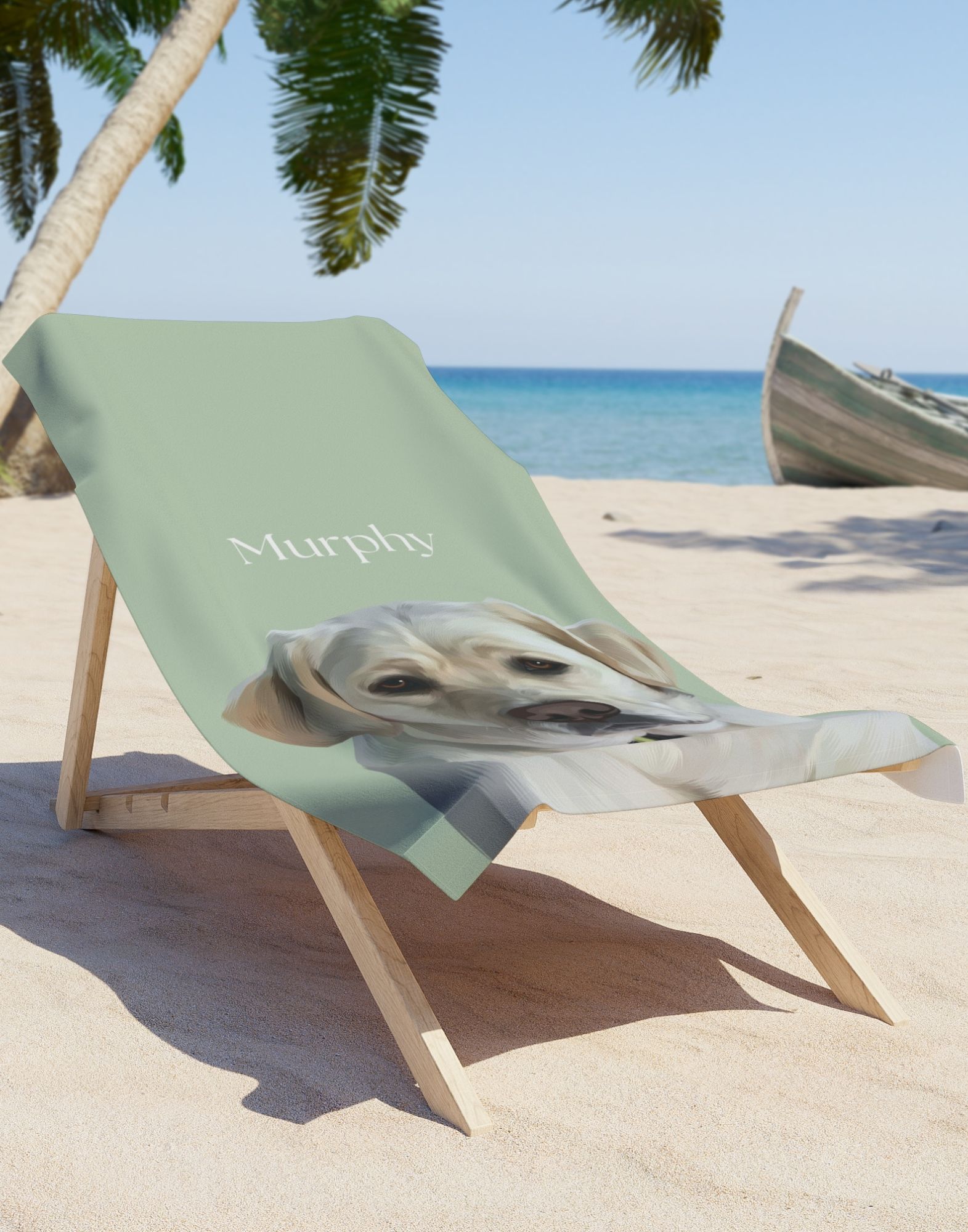 Detailed Pet Portrait |Towel - Image 3