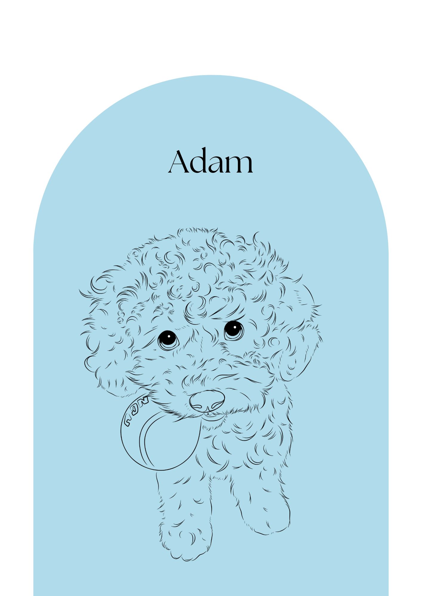 Pawtret Line - Canvas or Framed Poster - Image 4