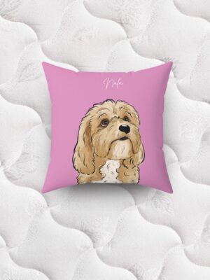 Watercolor Pet Portrait | Pillow