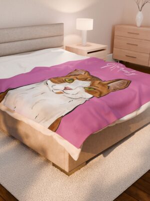 Watercolor Pet Portrait | Blanket