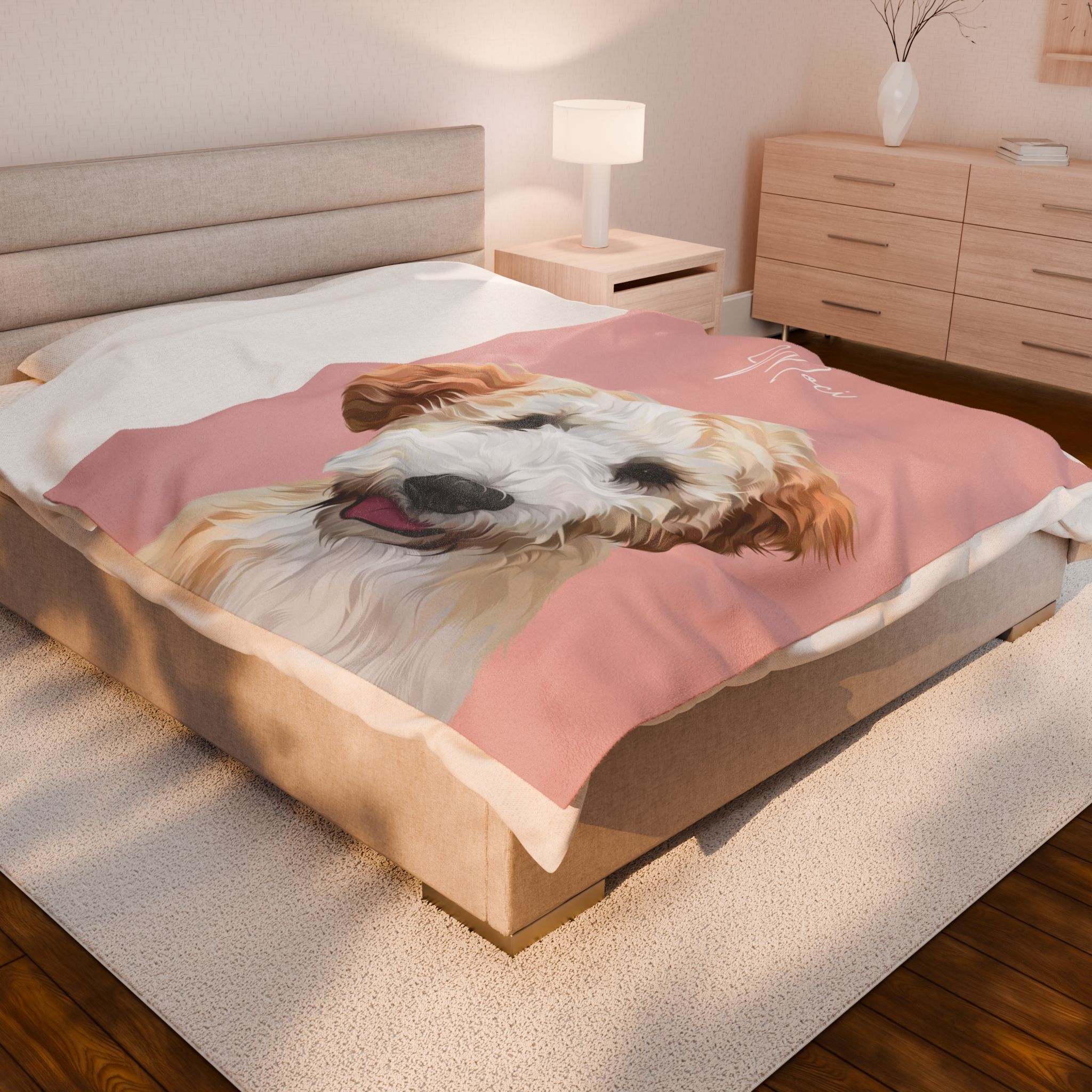 Detailed Pet Portrait | Blanket - Image 4